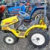 second hand tractor iseki tc13 with milling machine (13cp)